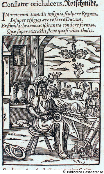 conflator orichalceus (fabbricante di oggetti e vasellame in ottone), c. 60