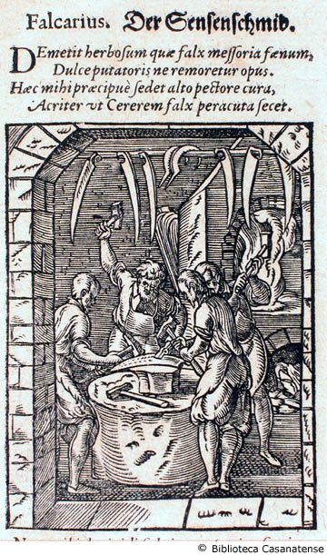 falcarius (fabbricante di falci), c. 71