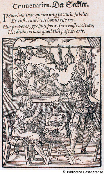 crumenarius (fabbricante di borse per denaro, bisacce e guanti), c. 81