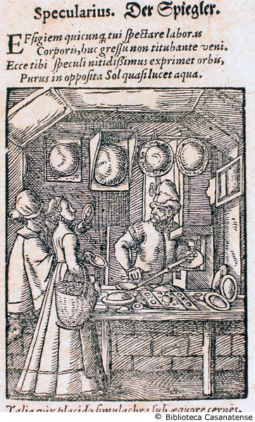 specularius (fabbricante di specchi), c. 84