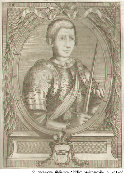 Tancredi IV, re di Napoli. Foglio 308, Libro III.