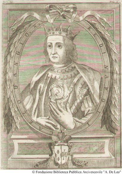 Carlo X d’Angio’, re di Napoli, Antiporta.
