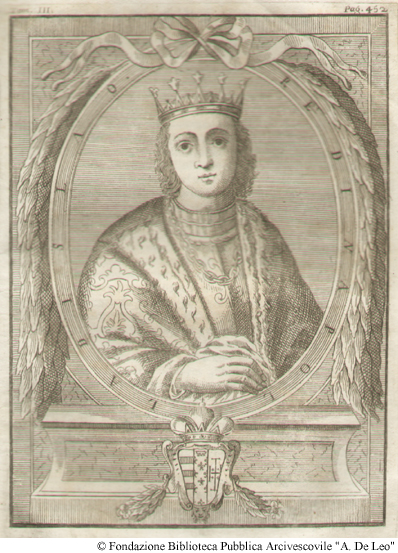 Ladislao XV, re di Napoli. Foglio 452, libro V.