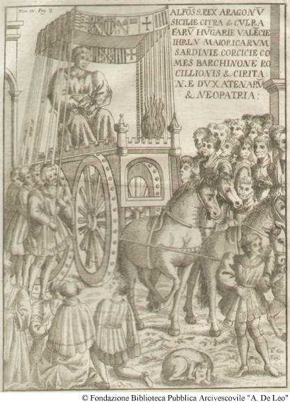Alfonso I d’Aragona, re di Napoli, Foglio 3, libro VI.