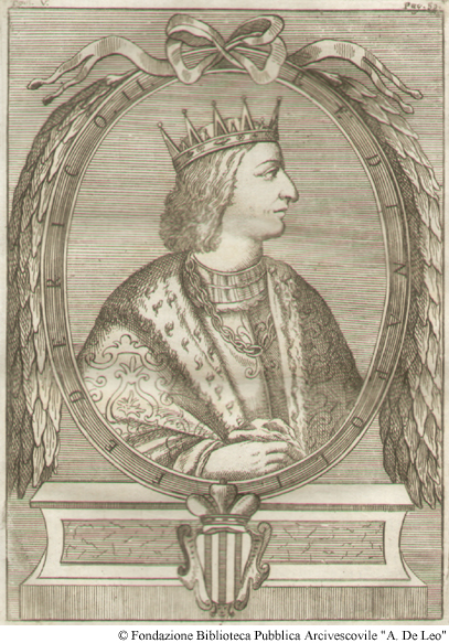Federico II, re di Napoli, Foglio 50, libro VII.