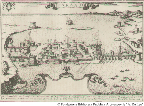 Taranto [Veduta della citt di Taranto], Foglio 160 b.