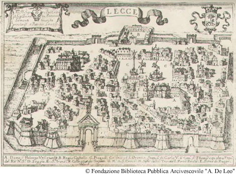 Lecce [Veduta della citt di Lecce], Foglio 167.
