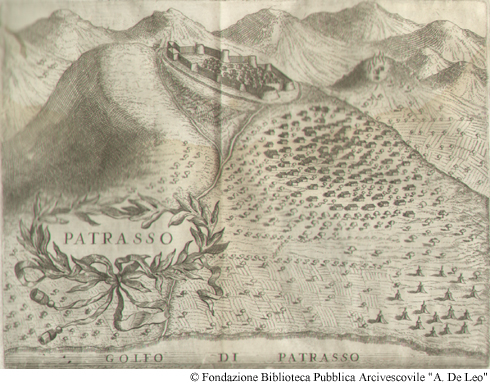 Patrasso [Veduta della citt di Patrasso dal Golfo], Tav. III.