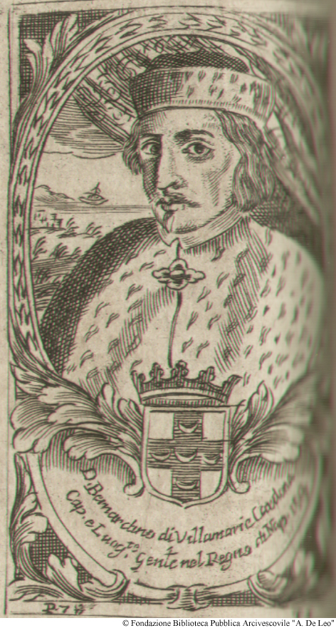D. Bernardino  di Villamaria Cadorn. Capoluogo e Luogtenente Generale  nel Regno di Napoli 1513, Pag. 79.