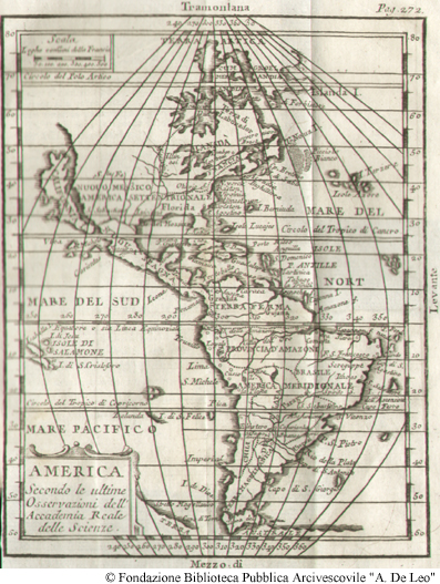 America. Secondo le ultime Osservazioni dell'Accademia Reale delle Scienze, Pag. 272.