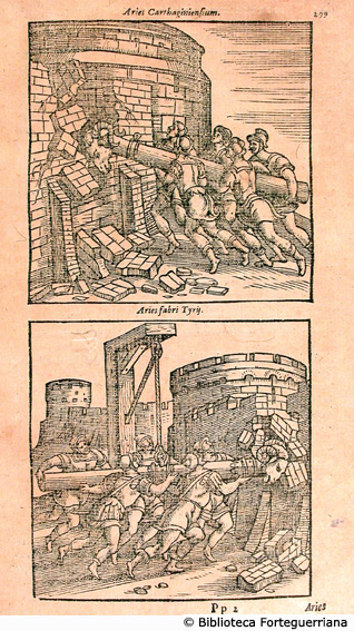 Ariete cartaginese e ariete di Tiro, p. 299 (2 pt.)