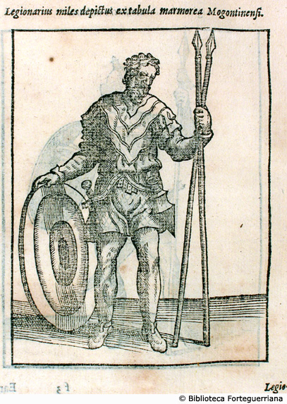 Legionario dipinto da una lastra marmorea di Magonza,  p. 46 (1 pt.)