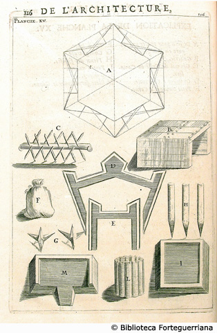 Tav. XV - Fortezza esagonale, p. 116