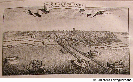 Vista di Dunkerque prima della sua demolizione, p. 1 - Aut.: P. Q. Chedel