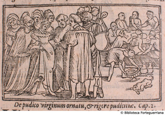 De pudico virginum ornatu, et rigore pudicitiae, c. 123v