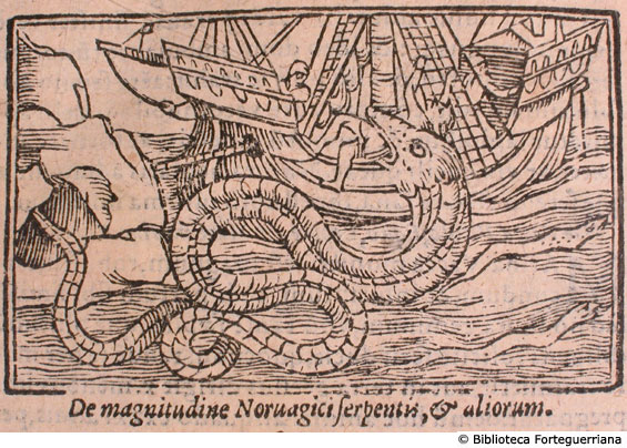 De magnitudine Norvagici serpentis et aliorum, c. 187v