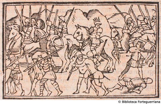(Scena di battaglia con il re Regnero), c. 43