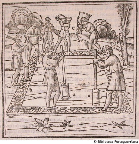 Costruzione delle cisterne per l'acqua,c. 83