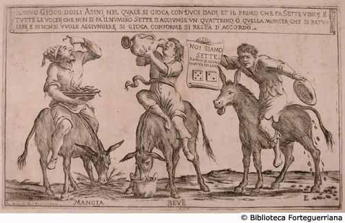  - , [Bologna?: s.n.], 1687
Acquaforte, mm.244x404 - Aut. G.M. Mitelli
