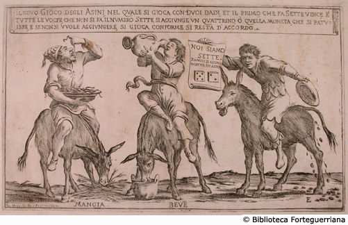  - , [Bologna?: s.n.], 1687
Acquaforte, mm.244x404 - Aut. G.M. Mitelli