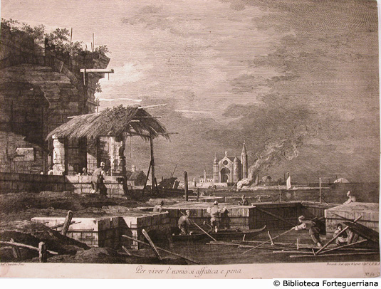  - / Ant[oni]o Cataletto pinx., Venezia: Appresso Wagner, [1742 ca.]
Acquaforte su carta, mm.345x468 - Aut. Berardi Fabio (Siena, 1728-fl. Venezia)