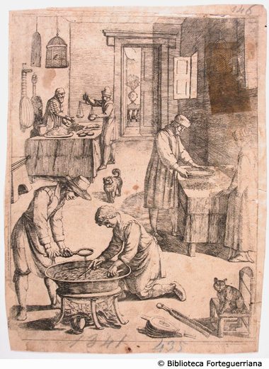  - , [Roma: s.n., 1622] - Acquaforte, mm. 215x162 - Attr. Antonio Tempesta - Fa parte del libro di ornitologia di Antonio Valli da Todi, Roma 1622.