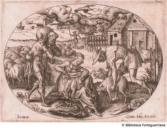 - , S[tephanus] F., [Parigi: s.n., 1568] - mm.56x78 - Aut. Etienne Delaune