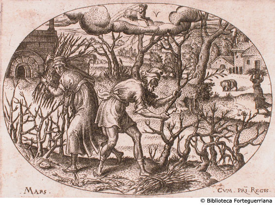  - , S[tephanus] F., [Parigi: s.n., 1568] - mm.55x77 - Aut. Etienne Delaune