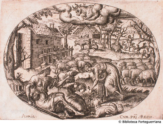  - , S[tephanus] F., [Parigi: s.n., 1568]  - mm.56x77 - Aut. Etienne Delaune