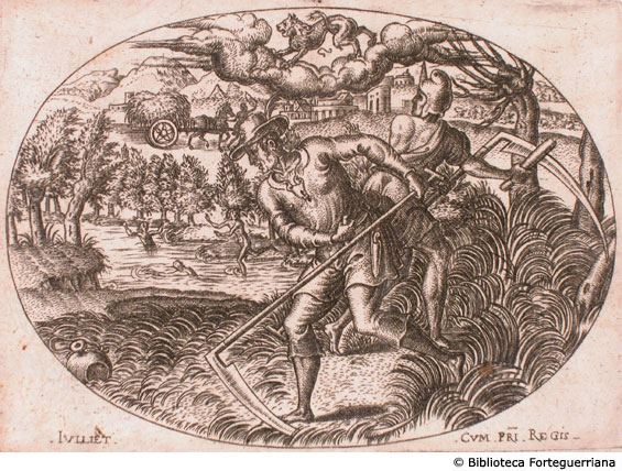  - , S[tephanus] F., [Parigi: s.n., 1568] - mm.56x77 - Aut. Etienne Delaune