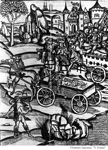 Acete e il cavallo Etone e tutto il corteo accompagnano il carro di Pallante adornato da Enea (XI, 71-99)