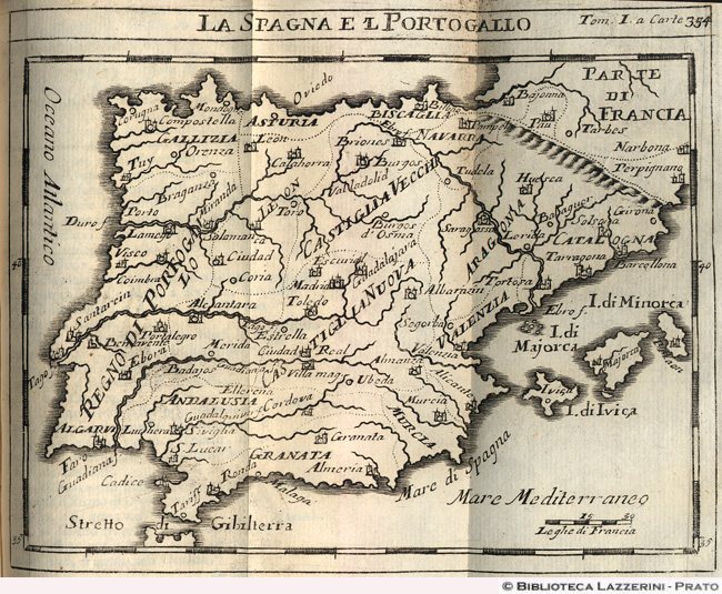La Spagna e 'l Portogallo, p. 354