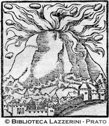 Eruzione di un vulcano, p. 210