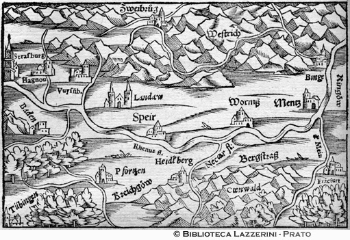 Il ramo occidentale del Reno, fra l'Alsazia e Magonza, p. 510