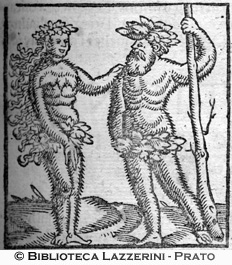 Un uomo e una donna con abbigliamento adamitico, p. 267