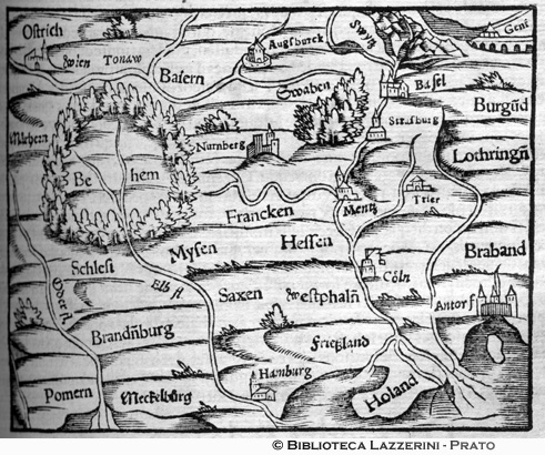 Mappa della nazione germanica, p. 279