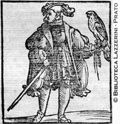 Nobile con falcone, p. 390