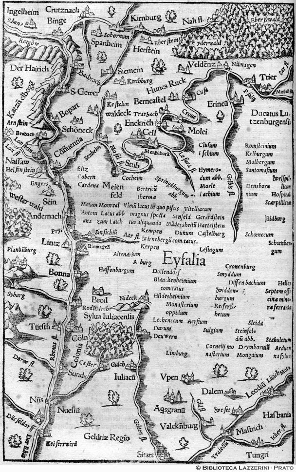 Mappa della regione di Eusalia, p. 552