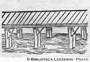 Il ponte di legno costruito da Cesare a Colonia Agrippina, p. 558