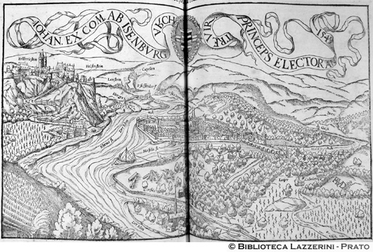 Confluence [oggi Koblenz] citt fra Reno e Mosella, p. 556-557