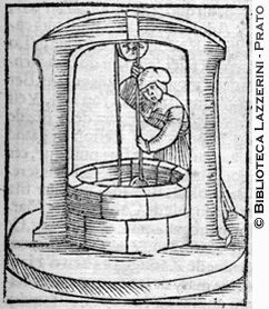 Pozzo con donna che attinge acqua, p. 607