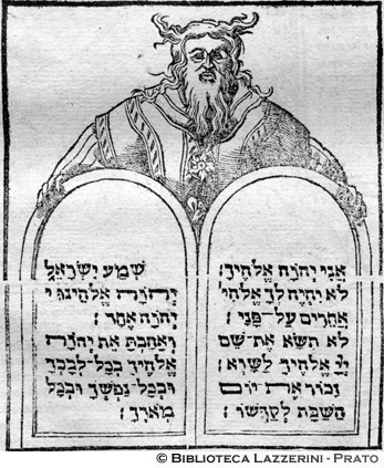 Mose e le tavole dei 10 comandamenti, p. 1240