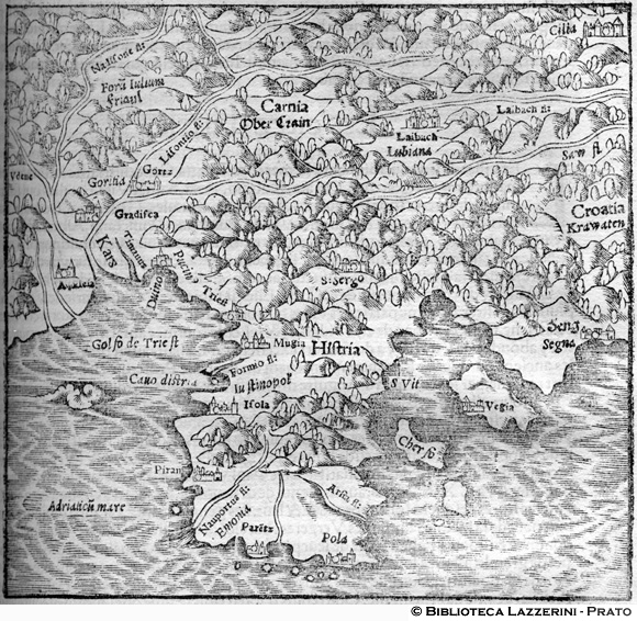 Mappa dell'Istria, p. 781