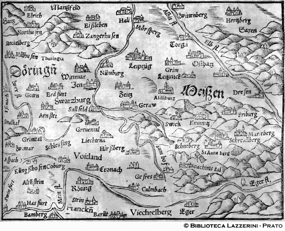 Mappa della regione della Mesia e Turingia, p. 801