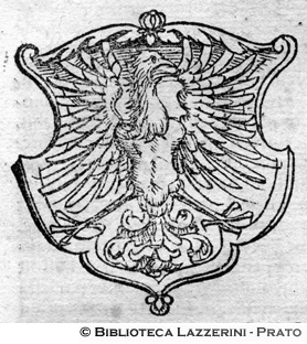 Stemma con aquila con ali aperte, p. 1116