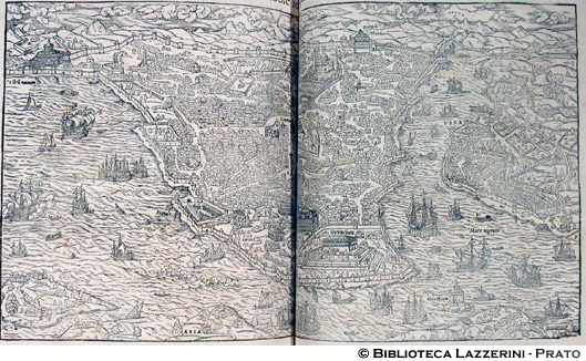 La citt di Costantinoble [oggi Istambul - antica Costantinopoli], p. 1162-1163