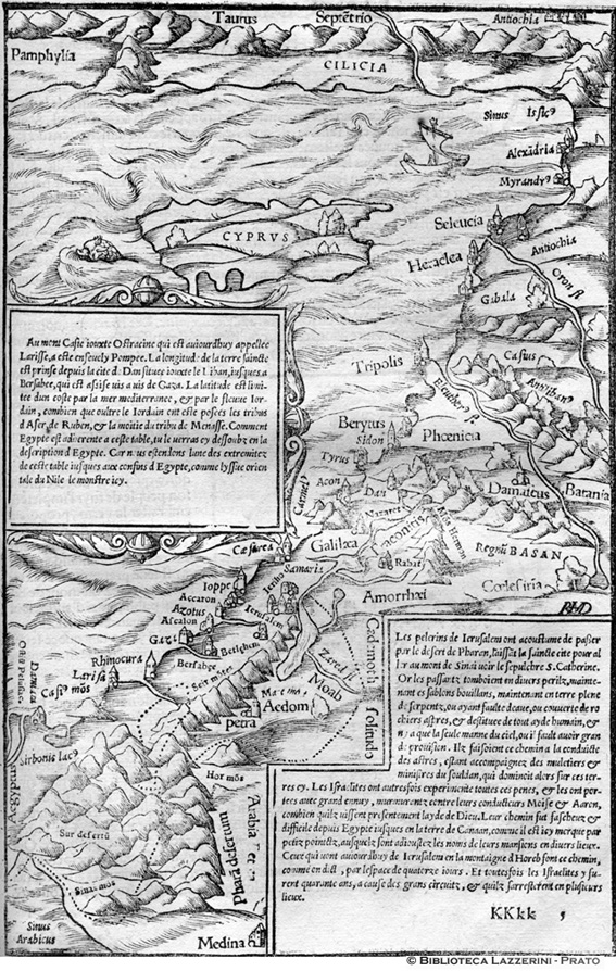 Mappa della Palestina, p. 1239