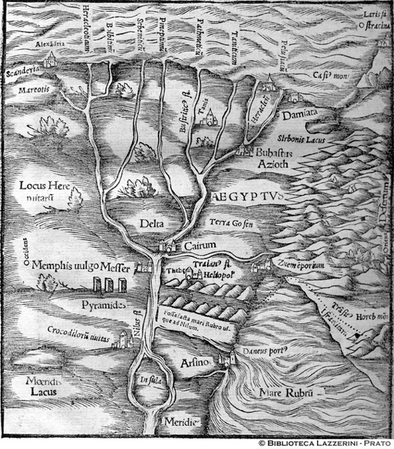 Mappa dell'Egitto, p. 1390