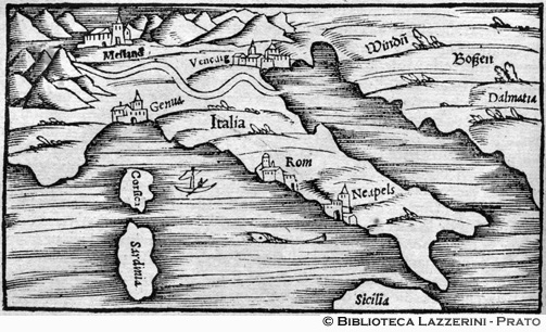 Mappa dell'Italia, p. 142