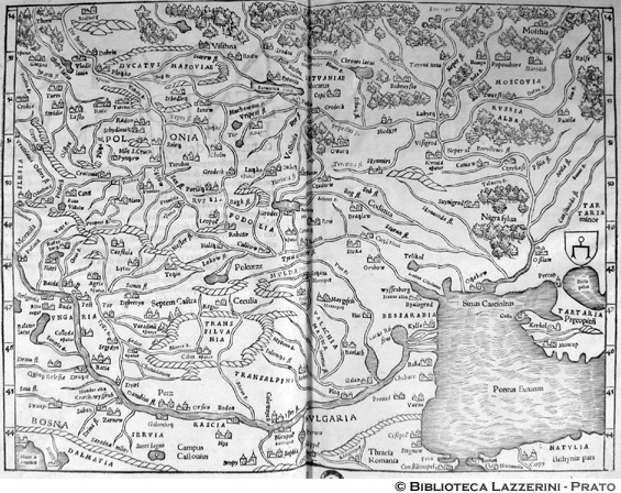 Mappa della Polonia e dell'Ungheria, tav. 10